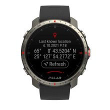 Часы для спорта на открытом воздухе Polar Grit X Pro, ТИТАН, цвет: черный